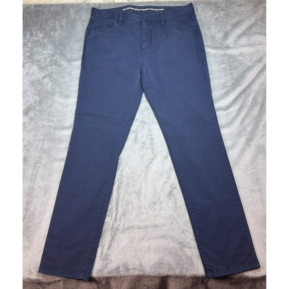 Rhone Mens Commuter Five Pocket Pants Navy Blue Size 35 Style 101253